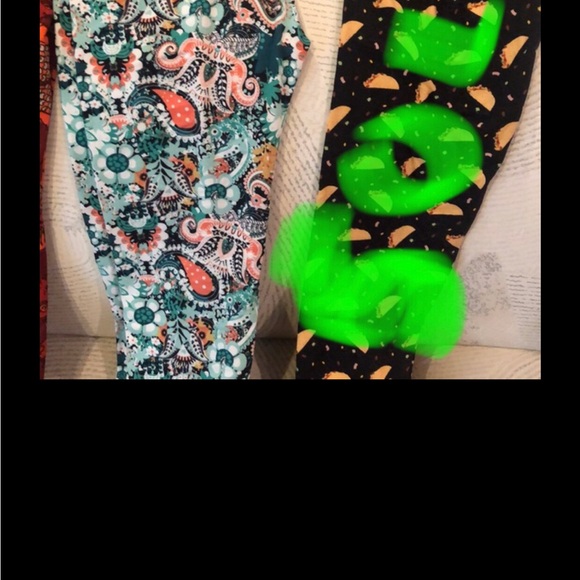 LOOK! Lularoe One Size leggings. 20+ different patterns available! 1 tween size - Picture 8 of 15